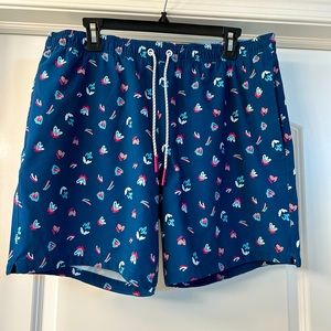 Bonobos mens blue swim trunks shorts